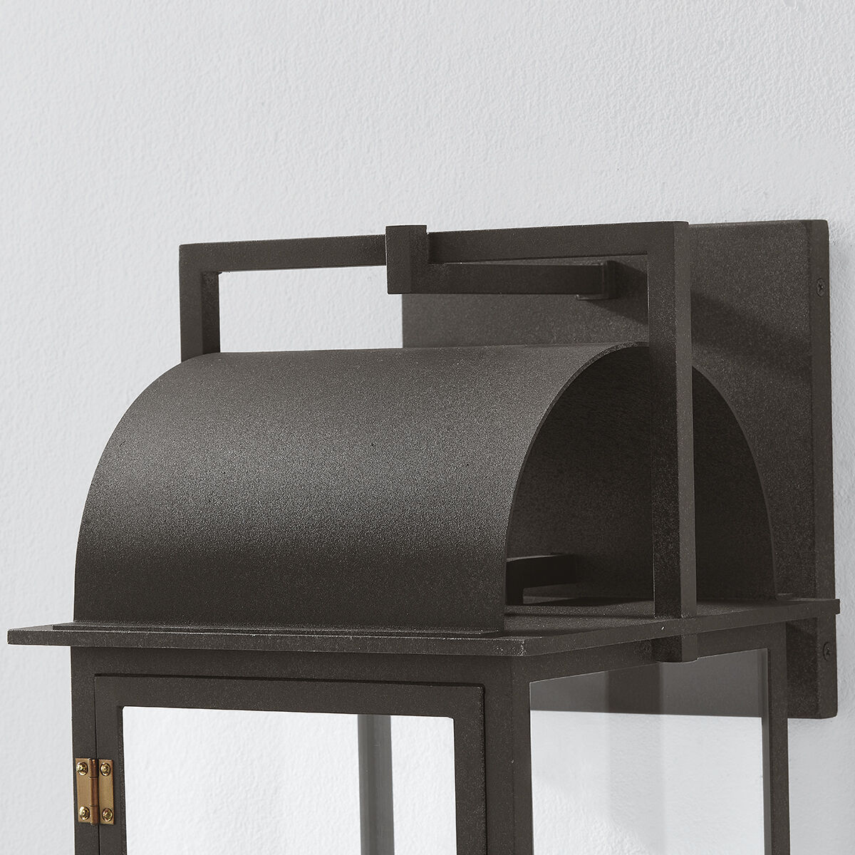 Bohen 2 Light 24.25 inch French Iron/Patina Brass Exterior Wall Sconce